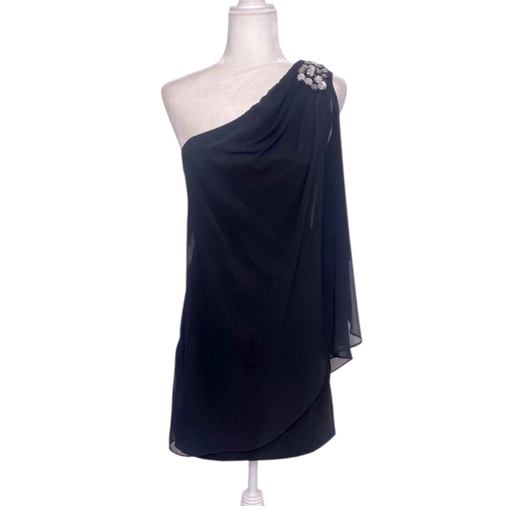 Y2K Embellished One Shoulder Dress